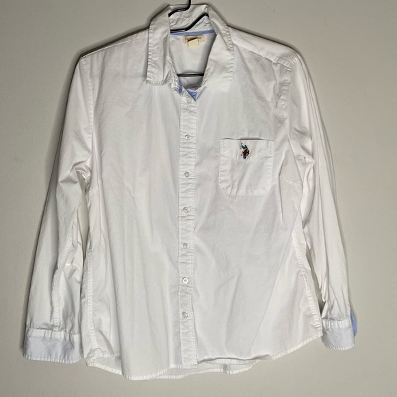 US Polo Association Classic White Button Down - Picture 4 of 6